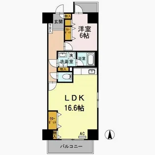 第2エコーピア【3階】の間取り