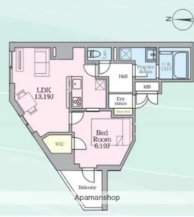 DAIWA グレイスメゾン亀戸【6階】の間取り