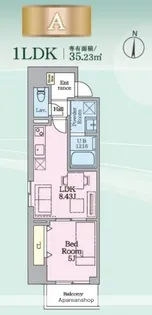 DAIWA グレイスメゾン亀戸【4階】の間取り