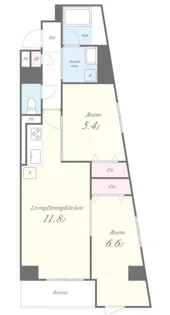 EAU・CLAIR 道灌山【3階】の間取り