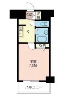 LASANTE錦糸町【504号室号室】の間取り