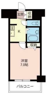 LASANTE錦糸町【501号室号室】の間取り