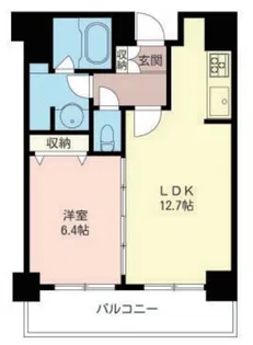 LASANTE錦糸町【602号室号室】の間取り
