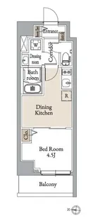 グランカーサ住吉Ⅲ【5階】の間取り