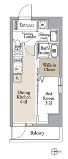 グランカーサ住吉Ⅱ【7階】の間取り