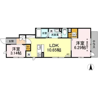 NT HOUSE【1階】の間取り