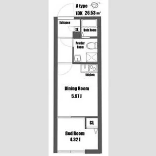 MAXIV CITY堀切RIVER SIDE【1階】の間取り