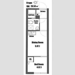 MAXIV CITY堀切RIVER SIDE【3階】の間取り