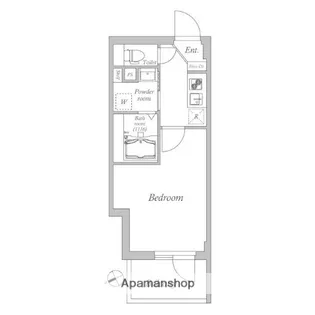 ESーGRANDE門前仲町【2階】の間取り