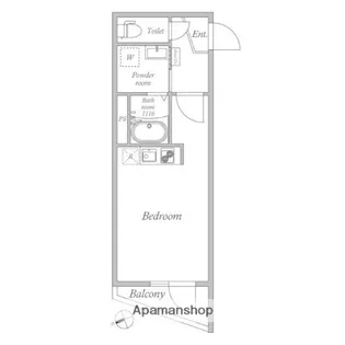 ESーGRANDE門前仲町【6階】の間取り