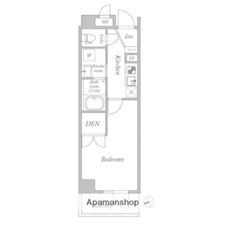 ESーGRANDE門前仲町【3階】の間取り