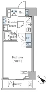 グランジット月島TOKYO BAY【6階】の間取り