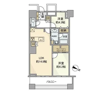 THE TOKYO TOWERS SEA TOWER【10階】の間取り