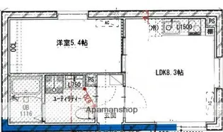 ベルシードステアー亀戸Ⅱ【3階】の間取り
