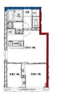 ベルシードステアー亀戸Ⅱ【3階】の間取り