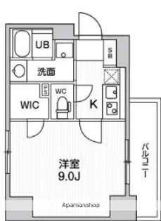ブラウ菊川【2階】の間取り