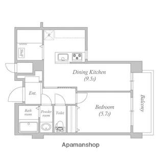 インプルーブ錦糸町【6階】の間取り