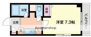 ベルデン日本橋【4階】の間取り