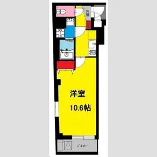 B’CASA西日暮里【5階】の間取り