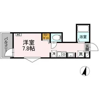 FELICITE22M【203号室】の間取り