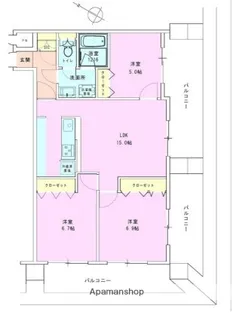RBM東八重洲レジデンス【12階】の間取り