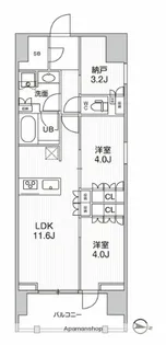 シーズンフラッツ押上フィオーレ【2階】の間取り