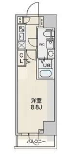 ジェノヴィア浅草Ⅴスカイガーデン【2階】の間取り