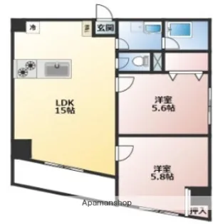 DWELL【4階】の間取り
