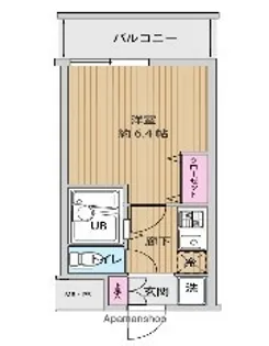 UURコート錦糸町【3階】の間取り