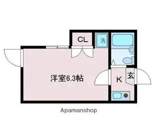 ソレイユ東向島【2階】の間取り