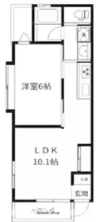 ベルコート千田【3階】の間取り