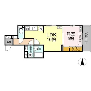 DーABANICO【3階】の間取り