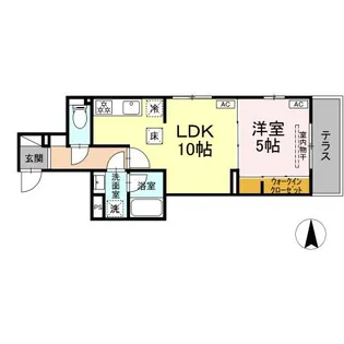 DーABANICO【1階】の間取り