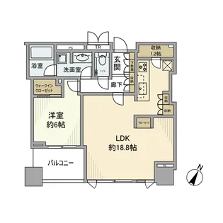 シティタワー有明【11階】の間取り