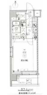 アルテシモ エクラン【6階】の間取り