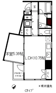ヒルクレスト御茶ノ水【4階】の間取り