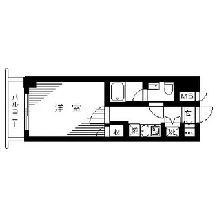 プレール・ドゥーク文京茗荷谷【2階】の間取り