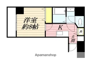 HF銀座レジデンスEASTⅡ【12階】の間取り