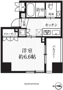 HF千駄木レジデンス【5階】の間取り