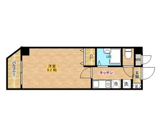 クレセント小台【5階】の間取り