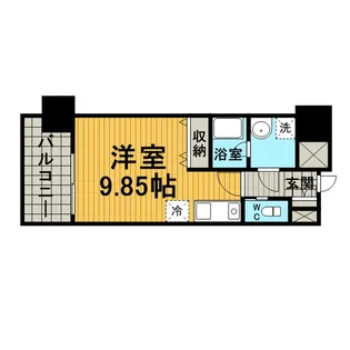 サンクレール荒川ブランガーデン【8階】の間取り