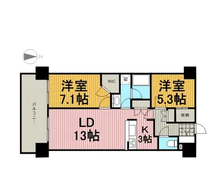 レジディア南千住【5階】の間取り