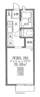 フルールウエハラ【1階】の間取り