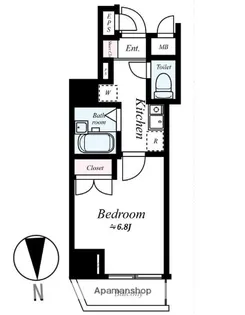ヴェローナ高円寺【3階】の間取り
