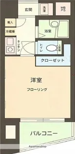 ロイヤルアメニティー新宿【603号室】の間取り