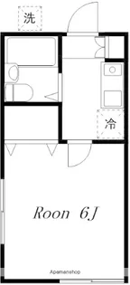 カシェート【103号室】の間取り