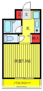 菱和パレス池袋本町【2階】の間取り