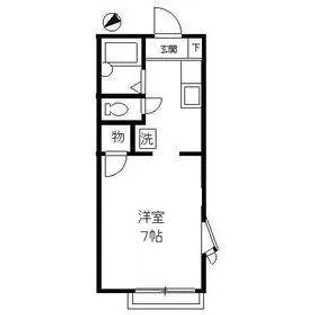 ドミール・マグノリア【1階】の間取り
