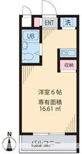 パークハイム中野【3階】の間取り