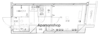 ヴェルステージ中野新橋【4階】の間取り